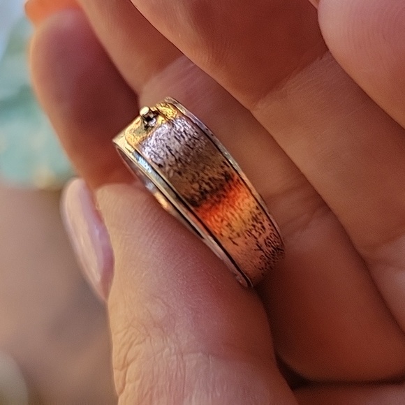 Rustic Western Cross Ring - Picture 8 of 10